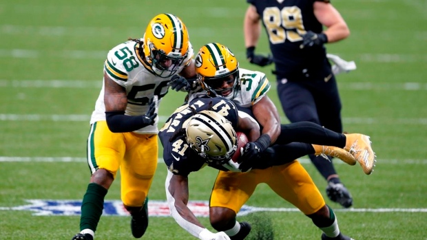 Christian Kirksey (58), Adrian Amos (31), The Canadian Press Christian Kirksey (58), Adrian Amos (31)