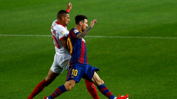 Lionel Messi Diego Carlos, The Canadian Press Lionel Messi Diego Carlos