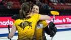 Kerri Einarson and Val Sweeting