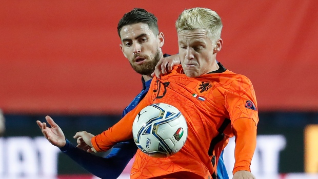 Jorginho and Donny Van De Beek 