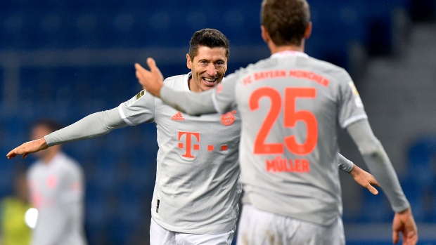 Robert Lewandowski and Thomas Mueller