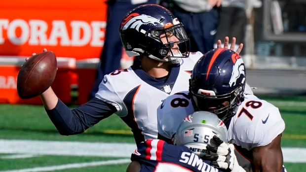 Drew Lock, The Canadian Press Drew Lock