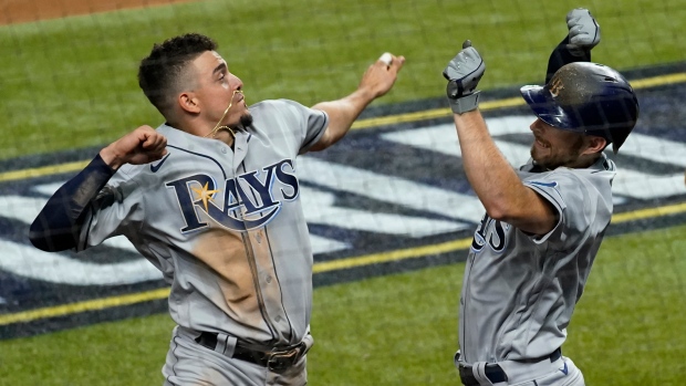 Brandon Lowe Willy Adames, The Canadian Press Brandon Lowe Willy Adames