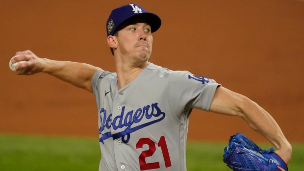 Walker Buehler, The Canadian Press Walker Buehler