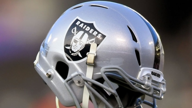 Las Vegas Raiders helmet