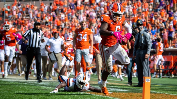 Clemson wide receiver E.J. Williams , The Canadian Press Clemson wide receiver E.J. Williams