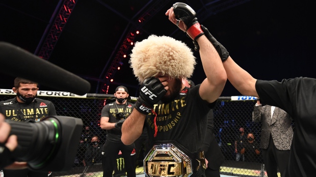 Khabib Nurmagomedov, Josh Hedges/Zuffa LLC via Getty Images Khabib Nurmagomedov