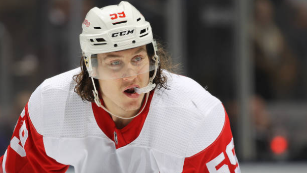 Detroit Red Wings' Tyler Bertuzzi in COVID-19 protocol