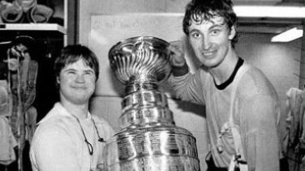 Joey Moss and Wayne Gretzky