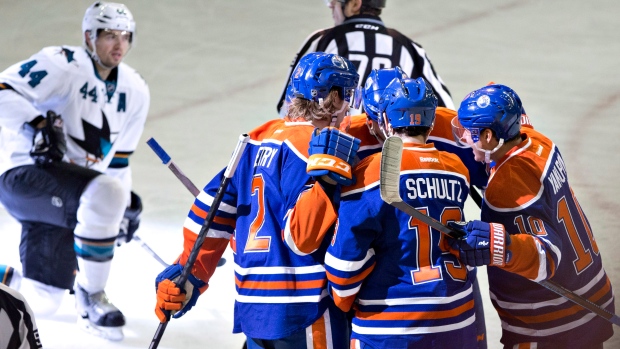 Oilers celebrate