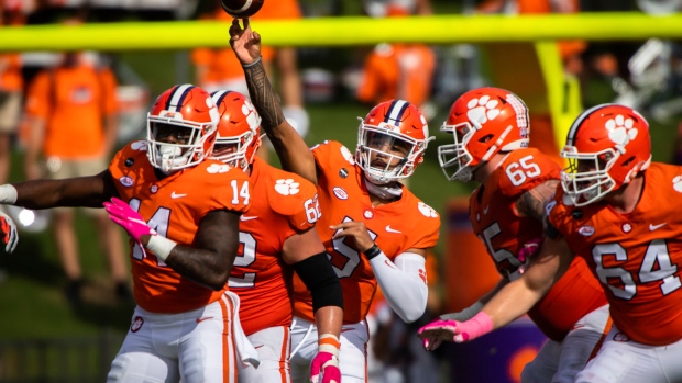 Clemson quarterback D.J. Uiagalelei (5)