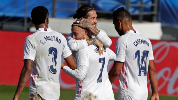 Real Madrid celebrates