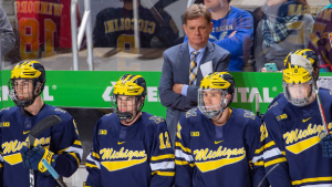 Michigan cuts ties with embattled hockey coach Pearson