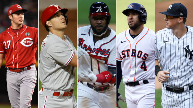 Bauer, Realmuto, Ozuna, Springer and LeMahieu , Getty Images Bauer, Realmuto, Ozuna, Springer and LeMahieu