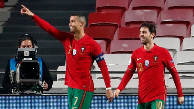 Cristiano Ronaldo Bernardo Silva, The Canadian Press Cristiano Ronaldo Bernardo Silva