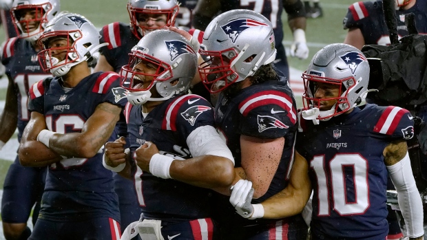 New England Patriots celebrate