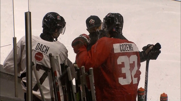 Andre Tourigny Kirby Dach Dylan Cozens Andre Tourigny Kirby Dach Dylan Cozens