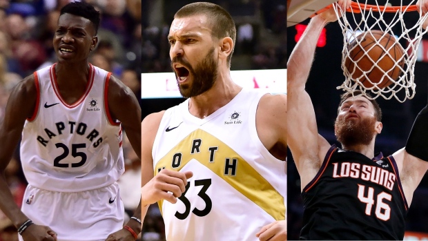 Chris Boucher Marc Gasol Aron Baynes, The Canadian Press Chris Boucher Marc Gasol Aron Baynes