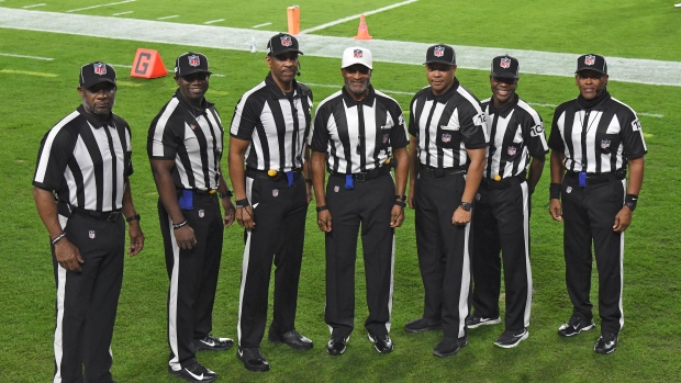 Monday Night Football officiating crew, The Canadian Press Monday Night Football officiating crew