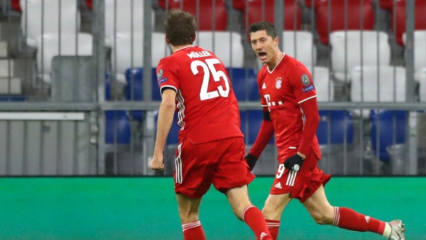 Bayern Munich's Robert Lewandowski, The Canadian Press Bayern Munich's Robert Lewandowski
