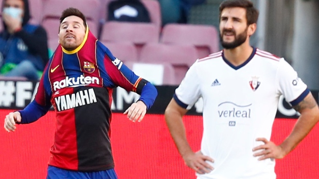 Lionel Messi pays tribute to Diego Maradona, The Canadian Press Lionel Messi pays tribute to Diego Maradona