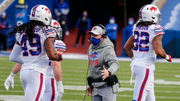 Buffalo Bills head coach Sean McDermott , The Canadian Press Buffalo Bills head coach Sean McDermott