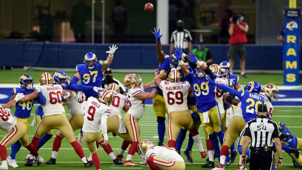 San Francisco 49ers kicker Robbie Gould 
