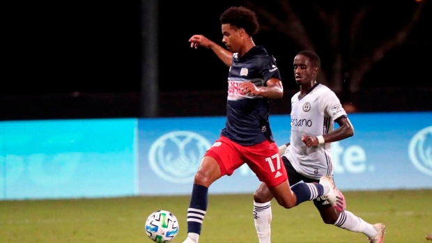 New England Revolution forward Tajon Buchanan 