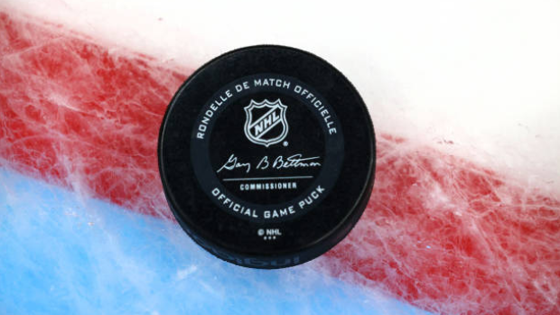NHL puck, Getty Images NHL puck