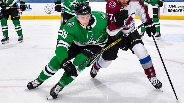 Thomas Harley J.T. Compher, Andy Devlin/NHLI via Getty Images Thomas Harley J.T. Compher