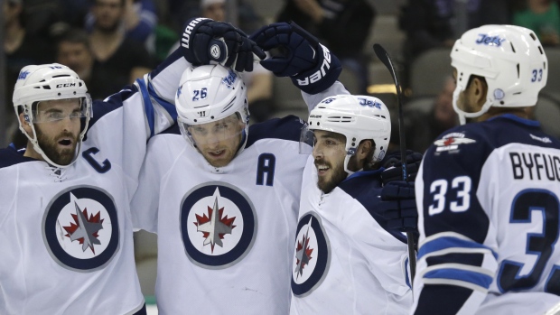 Jets Celebrate, The Canadian Press Jets Celebrate