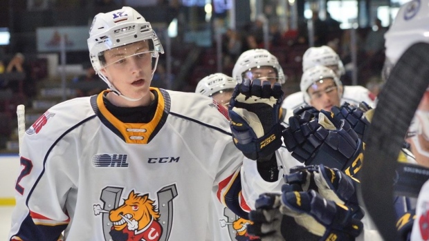 Brandt Clarke, Barrie Colts Brandt Clarke