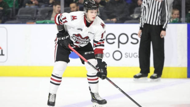 Guelph Storm defenceman Daniil Chayka