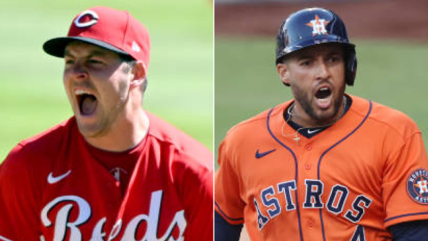 Trevor Bauer, George Springer, Trevor Bauer, George Springer