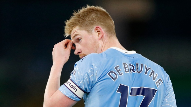 Manchester City's Kevin De Bruyne , The Canadian Press Manchester City's Kevin De Bruyne
