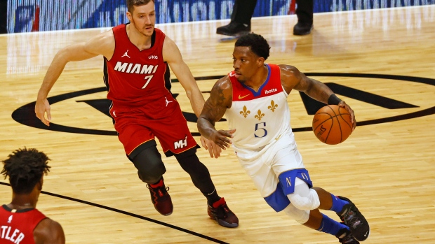 Eric Bledsoe, Goran Dragic and Jimmy Butler