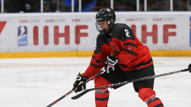 Canada defenceman Braden Schneider 