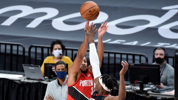 Portland Trail Blazers guard CJ McCollum