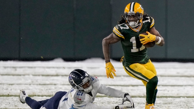 Green Bay Packers' Davante Adams 