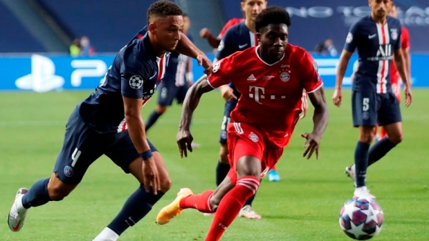 Alphonso Davies, The Canadian Press Alphonso Davies