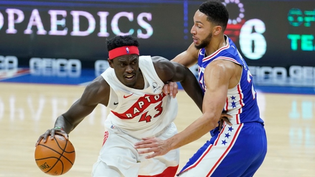 Pascal Siakam Ben Simmons , The Canadian Press Pascal Siakam Ben Simmons