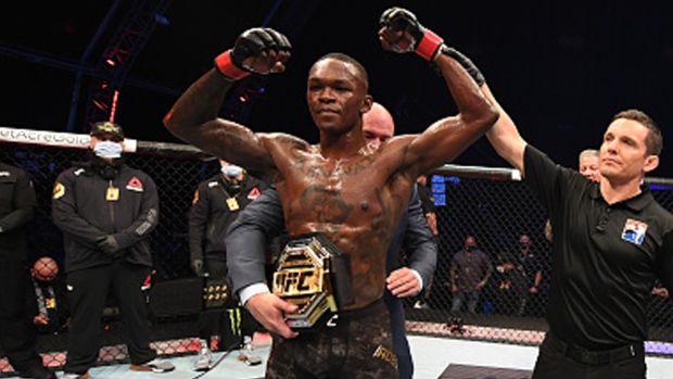 Israel Adesanya, Getty Images Israel Adesanya
