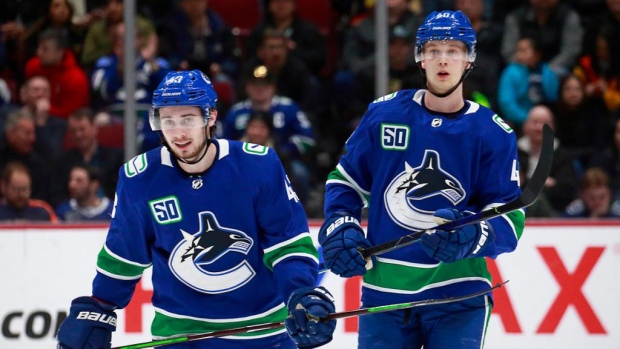 Hughes Pettersson Canucks Hughes Pettersson Canucks