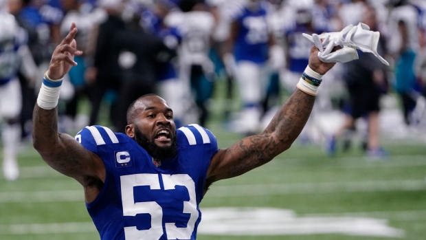 Indianapolis Colts' Darius Leonard , The Canadian Press Indianapolis Colts' Darius Leonard