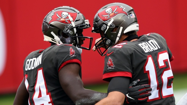 Chris Godwin and Tom Brady, The Canadian Press Chris Godwin and Tom Brady
