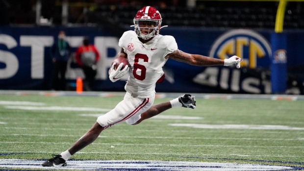 DeVonta Smith, The Canadian Press DeVonta Smith
