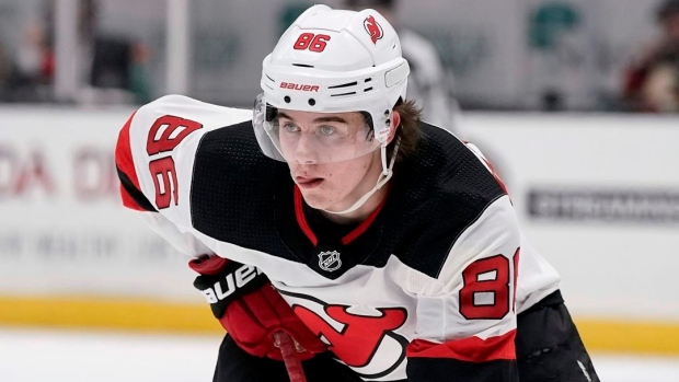 Devils' Jack Hughes stays hot, 'represents' N.J. in OT win over