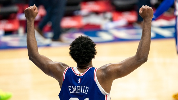 Philadelphia 76ers' Joel Embiid 