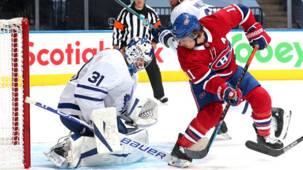 Frederik Andersen and Brendan Gallagher, Getty Images Frederik Andersen and Brendan Gallagher