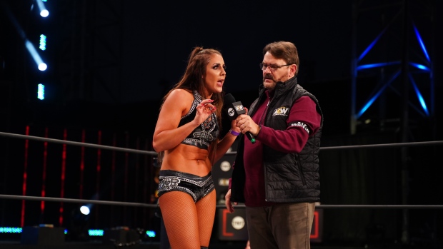 Dr. Britt Baker, D.M.D. and Tony Schiavone